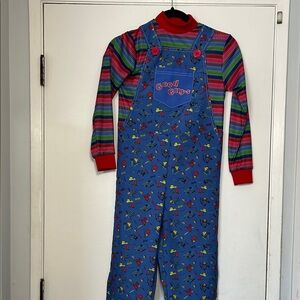 Chucky Good Guys Jumpsuit Cosplay Costume Kids L